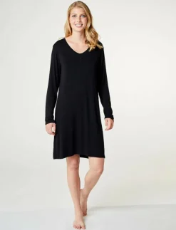 Jacqueline Longsleeved Dress - Nattlinnen