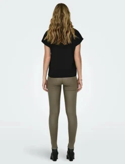 JDYLION LIFE S/S TOP WVN - T-shirts