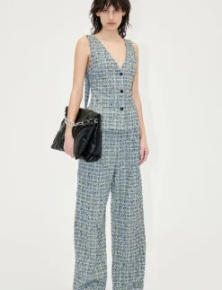 Jesabelle, 1910 Textured Casual Che - Kostymbyxor