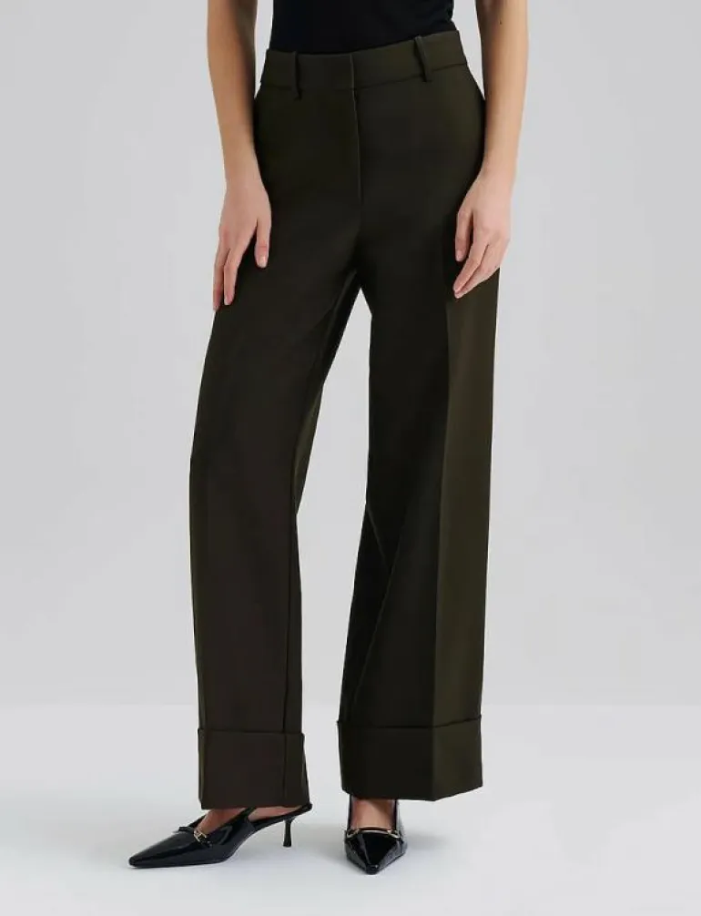 Jordyn Mid Rise Wide pants - Kostymbyxor