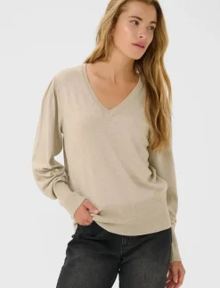 KAlone v-neck Pullover - Stickat