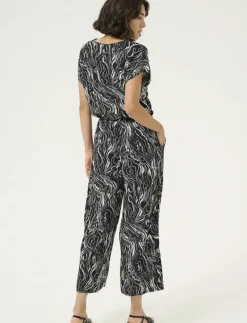 KAmira Plain Weave Jumpsuit Printed - Jumpsuits