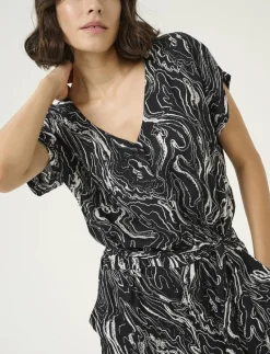 KAmira Plain Weave Jumpsuit Printed - Jumpsuits