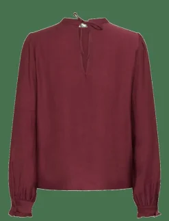 KArea Solid Blouse - Långärmade blusar