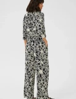 KAsanne Plain Weave Jumpsuit Printe - Jumpsuits