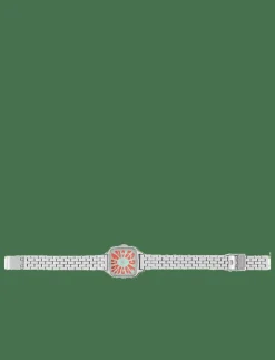 Kate Estate Flower Silver Coral - Analog klocka