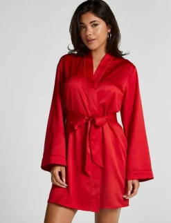 KIMONO SATIN - Morgonrock