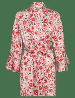 Kimono Satin Funky Floral - Kimonos