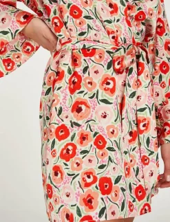 Kimono Satin Funky Floral - Kimonos