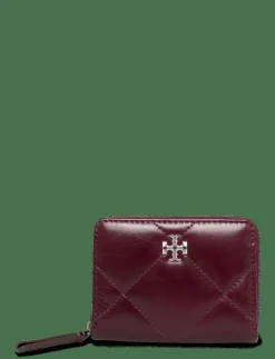 Kira Diamond Quilt Distressed Small Zip Around Wallet - Plånböcker