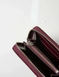 Kira Diamond Quilt Distressed Small Zip Around Wallet - Plånböcker