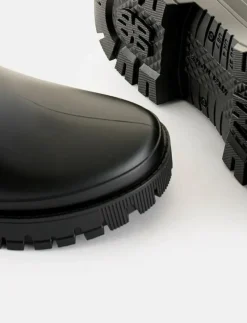 KIRBY BLACK - Platta ankelboots