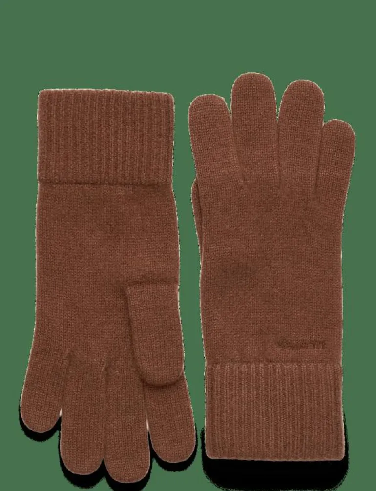 Ladies' cashmere glove 2½ Bt Black - Fingervantar