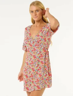 LAS DALIAS DITSY WRAP DRESS - Klänningar