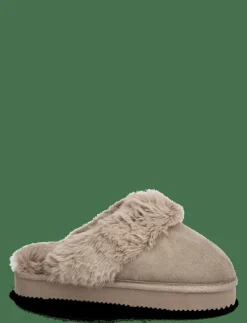 LAURA FAKE FUR MULE - Inneskor