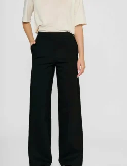 LEIA WIDE PANT - Utsvängda byxor