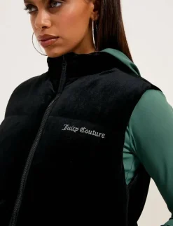 LIGHTENING VELOUR GILET - Vadderade västar