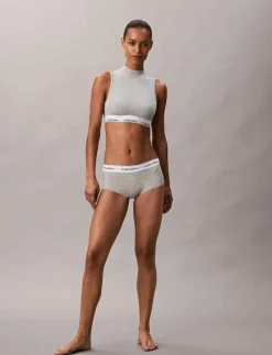 LIGHTLY LINED MOCKNECK BRALETTE - Bh-linnen