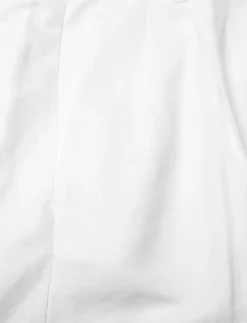 LINEN MIX PLEATED SHORT - paper bag shorts