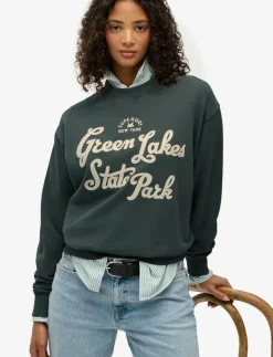 LO-FI OUTDOOR LOOSE CREW - Sweatshirts