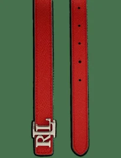 Logo Reversible Crosshatch Skinny Belt - Skärp