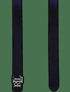 Logo Reversible Leather Skinny Belt - Skärp