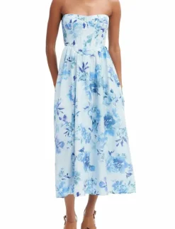 LOLA CORSET MIDI DRESS - Midiklänningar