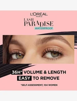 L'Oréal Paris Lash Paradise Waterproof Mascara Black - Ögon