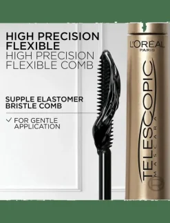 L'Oréal Paris, Telescopic, Mascara, Black, 8ml - Ögon