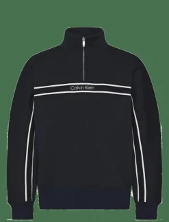 LS COTTON SPACER STRIPE RIB QTR - Sweatshirts