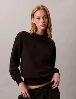 LS PREMIUM TERRY EMBLEM LOGO CRE - Sweatshirts