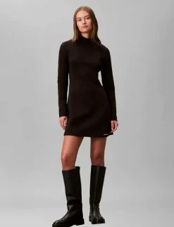 LS SCUBA FIT AND FLARE DRESS - Korta klänningar