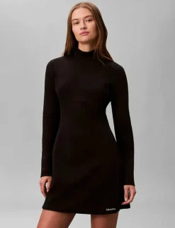 LS SCUBA FIT AND FLARE DRESS - Korta klänningar