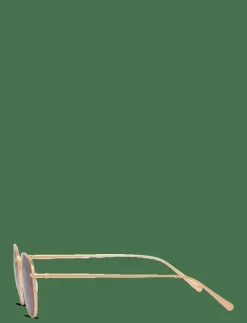 Lucca Gold Brown - Round Frame