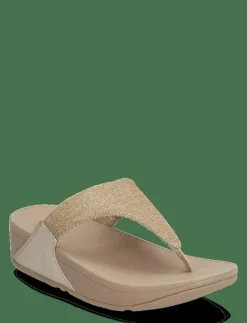 LULU SHIMMERLUX TOE-POST SANDALS - Platåsandaler