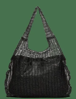 Mesh pattern shopper bag - Totes