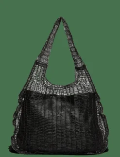 Mesh pattern shopper bag - Totes
