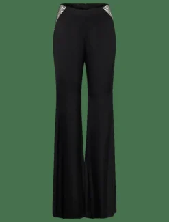 MID WAIST FLARED PANTS - Utsvängda byxor