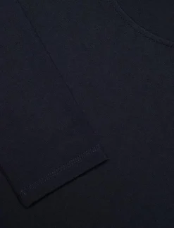 MIDI JERSEY WOVEN COMBO LS DRESS - Midiklänningar