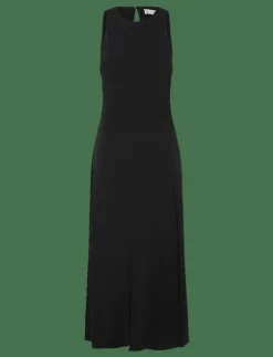 Midi-dress with draped detail - Midiklänningar