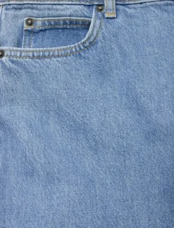 Mid-Waist Straight-Leg Jeans - Vida byxor