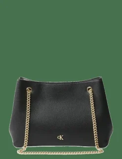 MINIMAL MONOGRAM SHOULDER BAG WI - Axelremsväskor