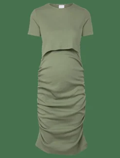 MLEMILY JUNE SS JRS SHORT DRESS 2F - Midiklänningar