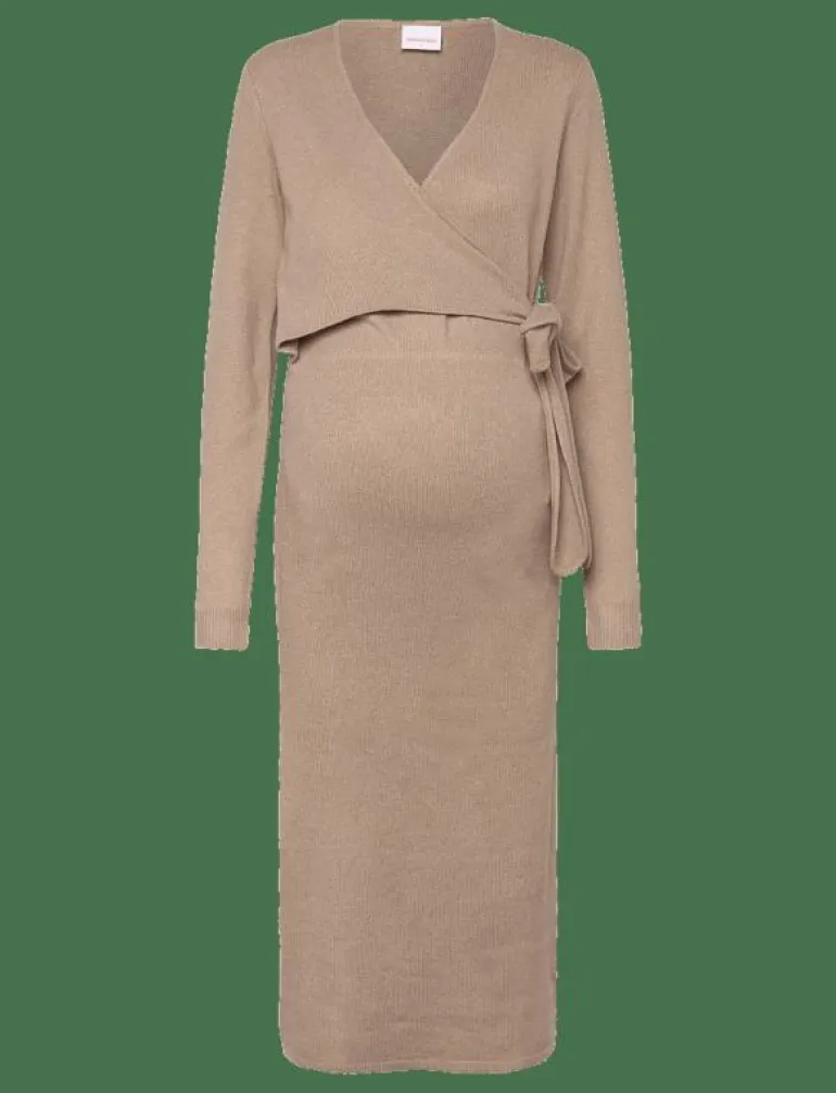 MLFIE TESS L/S KNIT MIDI DRESS 2F - Midiklänningar