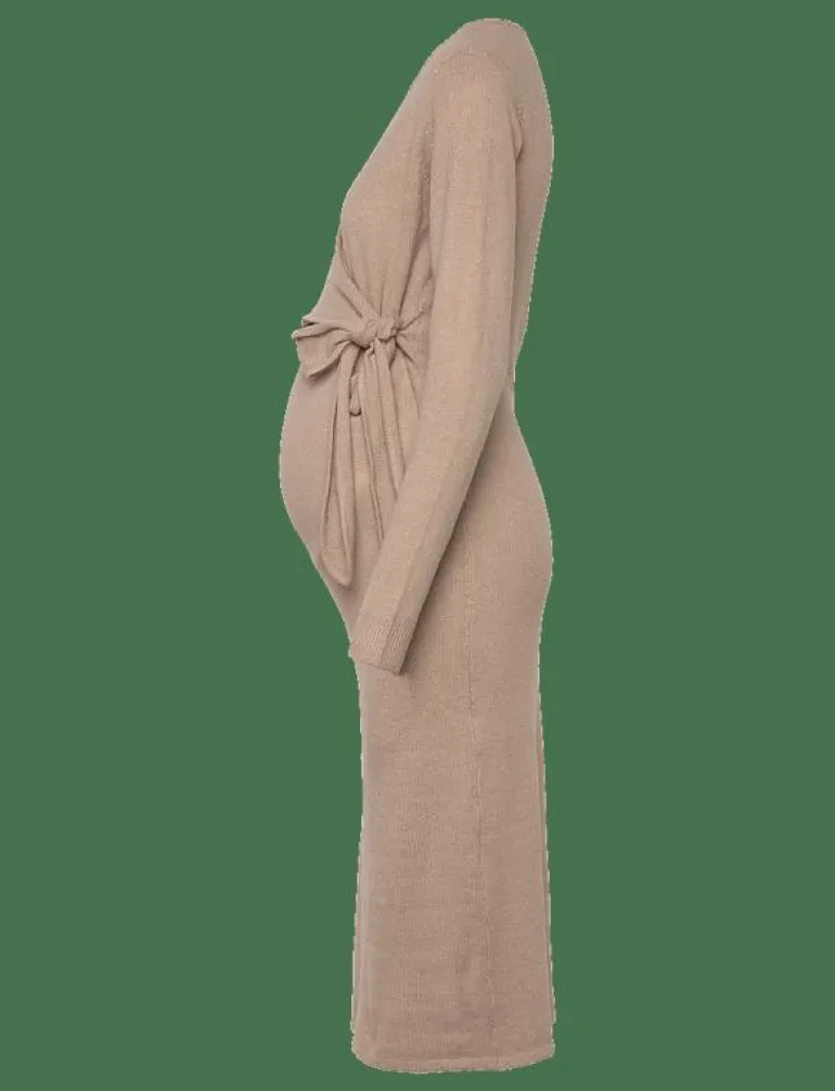 MLFIE TESS L/S KNIT MIDI DRESS 2F - Midiklänningar