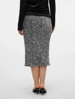 MLGLITTER JRS SKIRT HW - Pennkjolar