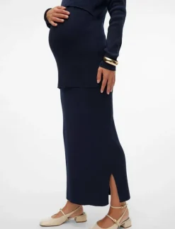 MLJACINA KNIT MIDI SKIRT HW - Midi kjolar