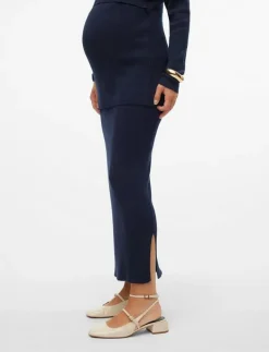 MLJACINA KNIT MIDI SKIRT HW - Midi kjolar