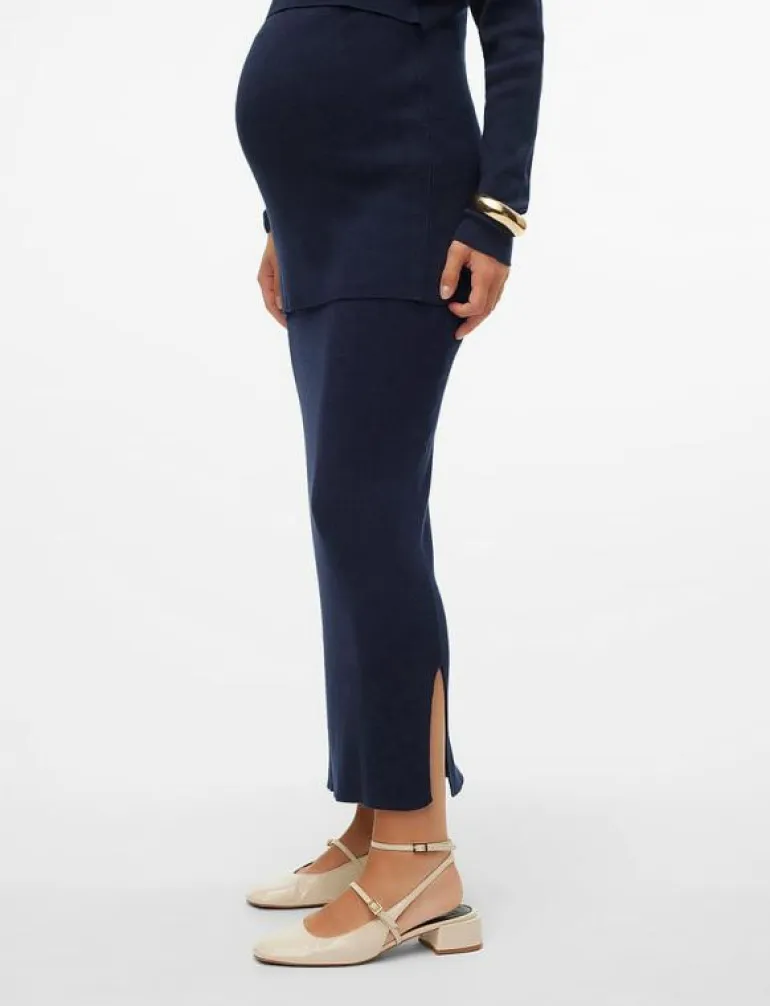 MLJACINA KNIT MIDI SKIRT HW - Midi kjolar