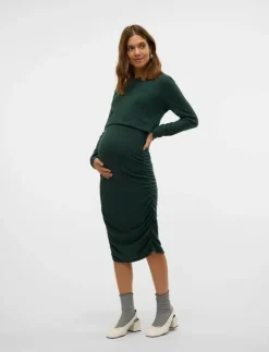 MLMAJA JUNE LS JRS MIDI DRESS - Midiklänningar